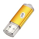 TOOGOO (R) USB 2.0 Flash Pen Drive Disk Memory Stick Schwarz Speicherkapazität: 2 GB