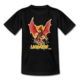 Schleich Eldrador Lavadrache Pose Teenager T-Shirt, 134-146, Schw