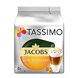 Tassimo Kapseln Jacobs Typ Latte Macchiato Caramel, 40 Kaffeekapseln, 5er Pack, 5 x 8 Getränk