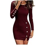 Sonojie Damen Kleider Business Langarm Tasche Hüftrock Langarmkleid Eleganter Bodycon Kleid mit gestreiftem lässige Arbeit Revers Plus Samt Lässiges Arbeitsanzug-Jackenk
