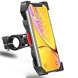 Fahrrad-Handyhalterung, 360 ° drehbar, universell, verstellbar, für iPhone 11 Pro Max/XS Max/XR/X/8/7, Samsung Galaxy S20/S10e/S9/S8 Plus und die meisten 3,5-6,5-Zoll-Smartp