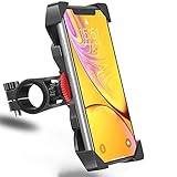 Fahrrad-Handyhalterung, 360 ° drehbar, universell, verstellbar, für iPhone 11 Pro Max/XS Max/XR/X/8/7, Samsung Galaxy S20/S10e/S9/S8 Plus und die meisten 3,5-6,5-Zoll-Smartp