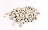 Weco NWN Yellow Sun Splitt | 8-16 MM | gelb-beige | Dekosteine | Zierkies/Ziersplitt (250 KG Big Bag)