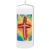 Osterkerze by Fritz Cox® eine christliche Kerze zum Osterfest als Zeichen des Glaubens und des ewigen Lebens (150027)