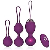 Liebeskugeln Kegel Balls 2-in-1-Kegel-Übungsgewichte und Massageball Ben Wa-Ballsets - Vom Arzt empfohlene Kegel-Bälle für Anfänger und Fortgeschrittene für Beckenbodenübungen und zum F