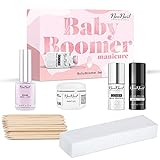 NEONAIL Baby Boomer Set mit Hard Top Klassischer weißer und rosa S