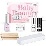 NEONAIL Baby Boomer Set mit Hard Top Klassischer weißer und rosa S