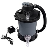 your GEAR Sand-Filteranlage SFP PRO 3028 L/h Sandfilter Pool-Pumpe 3m³/h Schwimmbadpumpe + 6 Wege Ventil + GS geprü