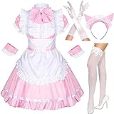 Resplend Lolita Fashion Dress Gothic Cosplay Anime Girl DienstmäDchen KostüM Sexy DienstmäDchen KostüM Sexy GroßE GrößEn L