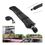 LOKOER AutodachhalterungUniversal Selbstaufblasbarer Autodachträger Snowboard Skiträger Gepäckträger 80KG Halter Skiträger fü