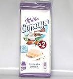 Milka Copaya 2-er Set Weiße Schokolade mit Mandeln und Kokosnuss 2x90g