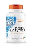 Doctor's Best, Digestive Enzymes ( Verdauungsenzyme ), 90 vegetarische Kapseln, Enzym-Mix, Laborgeprüft, Glutenfrei, Sojafrei, Ohne Gentechnik