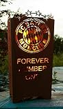 Feuertonne Feuerkorb Feuerstelle Terrassenofen Forever Number One Mia san Mia Fußb