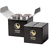 KERNenergie Probier-Set: Nuss-Mischung - Manufaktur - Nüsse, Schoko-Nüsse und getrocknete Früchte in einer Geschenk-Box - Edle Geschenk-Idee - 8x 60g