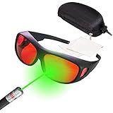 通用 Professionelle 180nm-540nm OD 6+ Violett/Blau/Grün Laserschutzbrille für 405nm, 445nm, 450nm,473nm, 532nm Laser Leichtgewicht ,Laserschutzbrillen für die Gesundheit der Aug