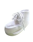 Ikumaal Festlicher Schuh Für Taufe Oder Hochzeit - Taufschuhe Für Baby, Babies, Mädchen, Jungen, Kinder, in Verschiedenen Größen 16-19, Tp20 Weiß, 19 EU