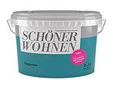 Schöner Wohnen Trendfarbe 2,5 Liter Cremige Wand- & Deckenfarbe Lagune, Türkis M