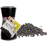 Pfeffer Rauchpfeffer in Pfeffermühle Vegan hausgemacht BARRIQUE-Feine Manufaktur Deutschland 80g-Glas BIO