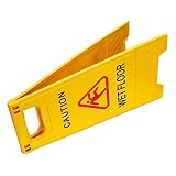 Rutschiges Warnschild, faltbar, gut wasserdicht, Nasser, Warnschild, sichtbare Warnungen zum Erinnern von Personen für Bürogebäude für S