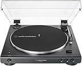 Audio-Technica LP60XBT Vollautomatischer Bluetooth Stereo-Plattenspieler, schw