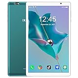 Tablet 10 Zoll Android 10, 4 GB RAM + 64 GB ROM, GMS-Zertifiziert, Quad-Core, 8000 mAh, HD IPS Display, Dual Kameras 8 + 5 MP, 4G Tablet mit Tastatur, Einzel-SIM, WiFi, Bluetooth, GPS