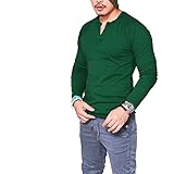 T-Shirt Herren Bequem Lässig Stretch Atmungsaktiv Herren Rundhals Langarm Herbst Und Winter Einfarbig Klassisches Boutique Herren Sp