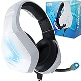 Gaming Headset für PC PS5, Playstation PS4, XBOX SERIES X | S, XBOX ONE, Nintendo Switch, Laptop & Google Stadia Stereo-Sound with mit Geräuschunterdrückung Microphone -Hornet RXH-20 Siberia Auflag