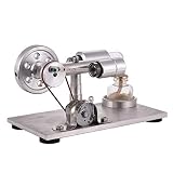 Dampfmaschinenmodell, DIY Stirling Engine Externe Verbrennungsmaschine, Schuldemonstration Frühkindliche Bildung Spielzeug für die Schule, Bildung197