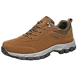 MMOOVV Herren Outdoor-Wanderschuhe Mesh tragen Freizeitschuhe Trendsportschuhen für das Outdoor-Training Schuhe (Braun 49EU)