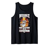 Herren Feuerwehr Feuerwehrmann Brandbekämpfung Tank Top