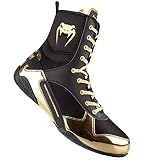 Venum Unisex-Erwachsene Elite Boxschuhe, Schwarz / Gold, 47 EU