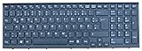 NExpert deutsche QWERTZ Tastatur für Sony Vaio PCG-71213M Serie Schwarz N