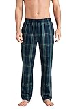 Schiesser Herren Hose Lang Pyjamaunterteil, grün, 52