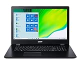 Tikbot Acer Aspire 3 Thin & Light 43,9 cm (17,3 Zoll) HD+ Laptop, Intel Quad-Core i5-1035G1 bis zu 3,6 GHz, Intel UHD Graphics, WiFi, DVD-Brenner, HDMI, Windows 10, Zubehö