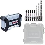 Bosch Professional 2608522363 Leerbox Größe L + 8 tlg. Impact Control Schrauberbit und Metall-/Holzbohrer Set + 2608522364 Leere Box für Zubehö