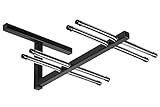 AZZAP Skihalter für 4 Paare Ski Skiträger Skistöcke Nordic Walking Stöcke Wandhalter N4