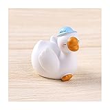 YUGHGH Duck Auto-Ornament, niedliches Auto-Dekoration, Cartoon, süßes Schütteln, Arsch, Tier-Ornamente, Auto-Innendekoration, Autoinnendekoration, niedliche Cartoon-Tiere, Kinderspielzeug (Weiß-A)
