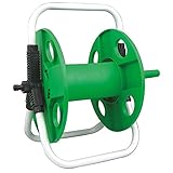 40m Leichte tragbare Schlauchtrommel, Gartenbewässerung Leerer Schlauchwagen für Patio Deck Yard Home Driveway, Grün (ohne Schlauch)
