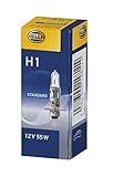 HELLA 8GH 002 089-133 Glühlampe - H1 - Standard - 12V - 55W - Sockelausführung: P14,5s - Schachtel - Menge: 1