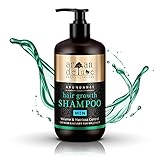 Argan Deluxe Haarwachstums-Shampoo für Männer in Friseur-Qualität 300 ml - stoppt Haarausfall & regt Volumen an - mit Koffein, Arganöl & Ingwerextrak