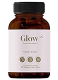 Glow25® Collagen Complex [180 Kapseln] - aus Weidehaltung – Kollagen mit Hyaluronsäure und Vitamin C - ohne Z