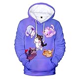 YYUYU Kawaii Die Neuesten 3D Aphmau Hoodies Sweatshirts Männer Frauen Hoodie Mode Herbst 3D Comic Y2K Jungen Mädchen Pullover Anime Kinder Top