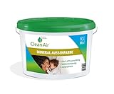 Matte Mineral Aussenfarbe Auf Silikatbasis Clean Air Gesünder Wohnen Fassadenfarbe Für Mineralische Untergründe Weiß 10 L