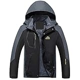 BaZhaHei Männer Regenjacke Leicht Jacke Windbreaker mit Kapuze Outdoorjacke Winddicht Große Größe Atmungsaktiv Leicht Regenmantel Outdoor Sportjacke Softshelljacke Mantel L-9XL