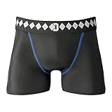 Diamond Multimedia Youth Jungen Kompression Shorts mit integriertem Tiefschutz Supporter mit Athletic Cup Pocket – für Sport, groß