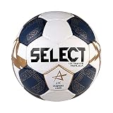 Select Jungen Ultimate Replica V21 Handball, Weiss Blau, 2