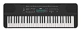 Yamaha Digital Keyboard PSR-E360B, schwarz – Digitales Einsteiger-Keyboard mit 61 Tasten mit Anschlagdynamik – Portables Keyboard im klassischen Design für jeden W