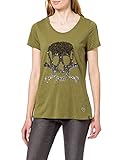 KEY LARGO Damen Head Round T-Shirt, Khaki (1505), XS