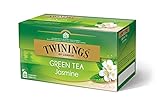 Twinings Green Tea Jasmine - Grüner Jasmin Tee im Teebeutel - Grüntee aus der Provinz Fujian mit Jasminblüten getrocknet für die traditionelle chinesische Mischung, 25 Teebeutel (45 g)