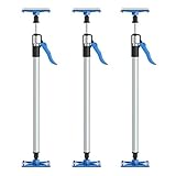 3x PROFISPANN® Schnell Türspanner 66-99cm - Bis 40kg - Made in Germany - Türfutterstrebe Türspreizer mit Schnellspann-Pumpsystem stufenlos verstellbar aus Aluminium - MS-STA2001